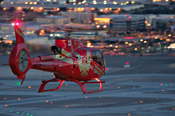 Private Las Vegas Strip helicopter night flight