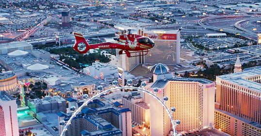 Las Vegas Strip helicopter night flight tour